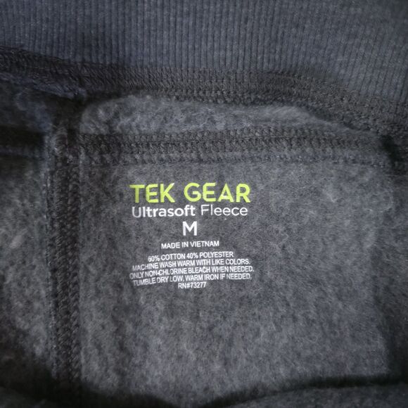 Gray UltraSoft Fleece Comfort Sweatpants SzM TekGear Athleisure Cozy Fuzzy Y2K - Picture 9 of 9